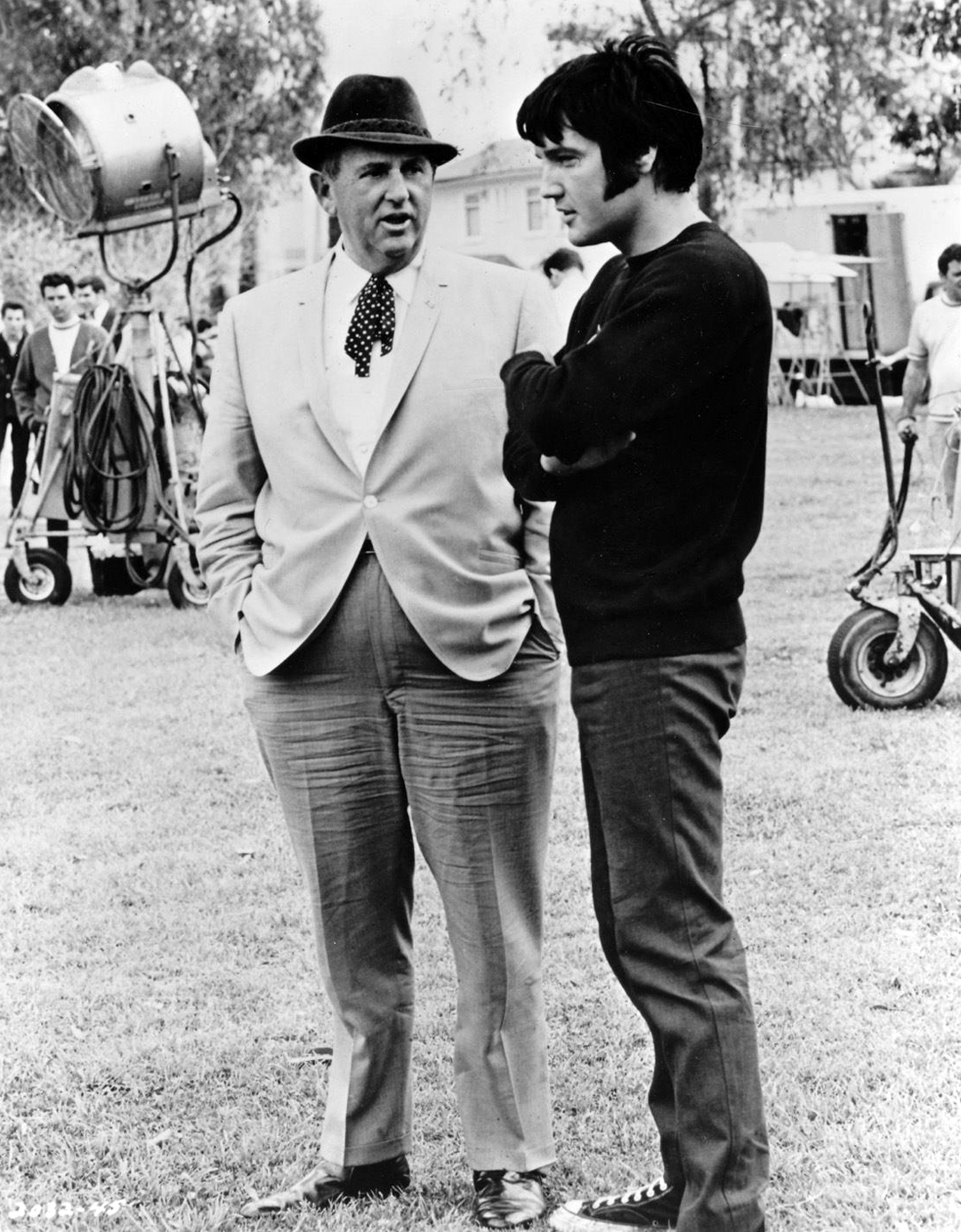 Elvis Presley and Colonel Tom Parker 1969